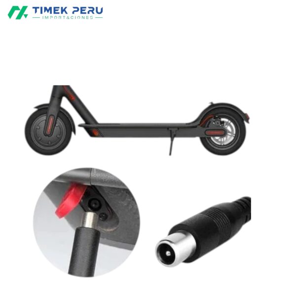 CARGADOR PARA SCOOTER 42V 2A PIN CENTRO -TIMEK - Imagen 2