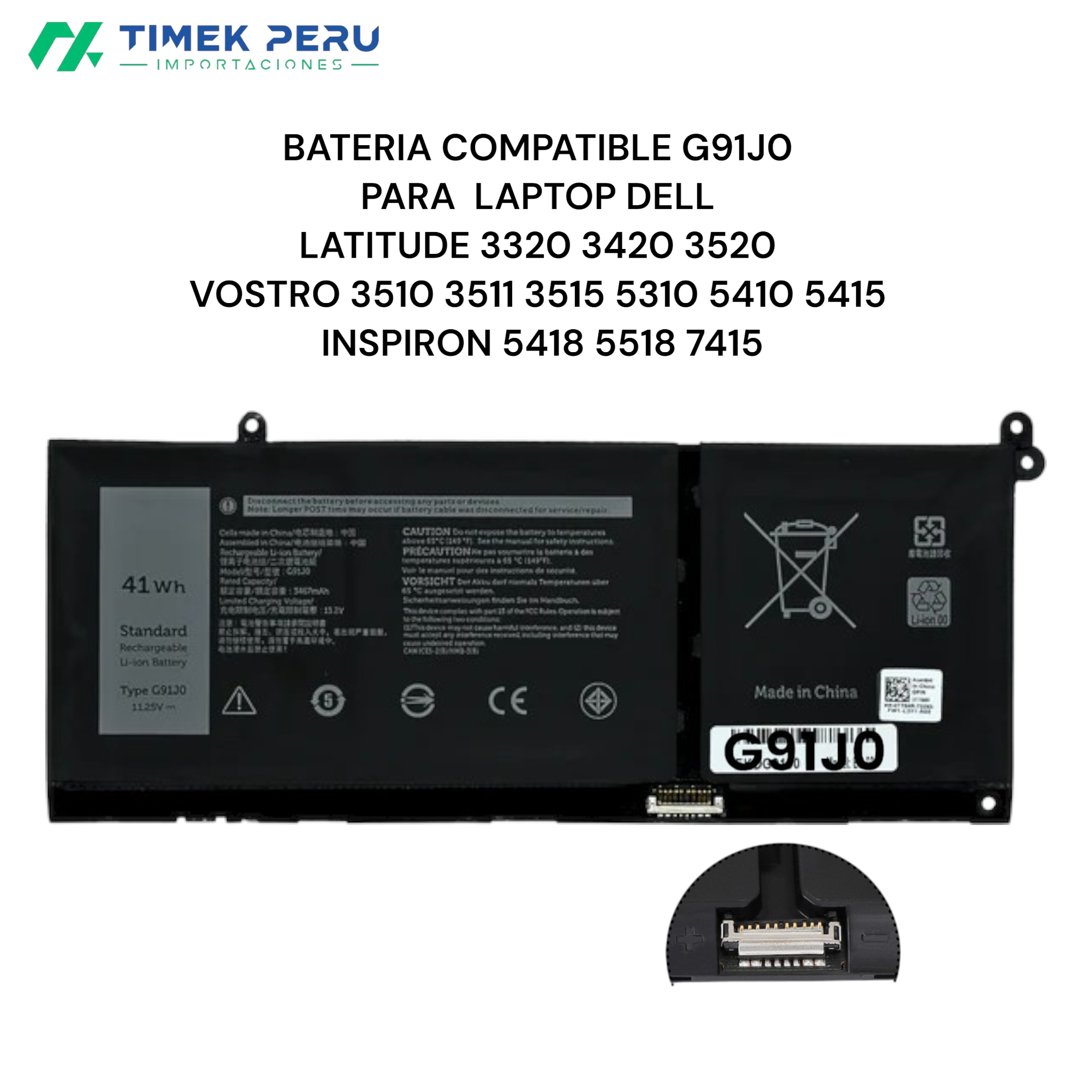 BATERIA DELL G91J0