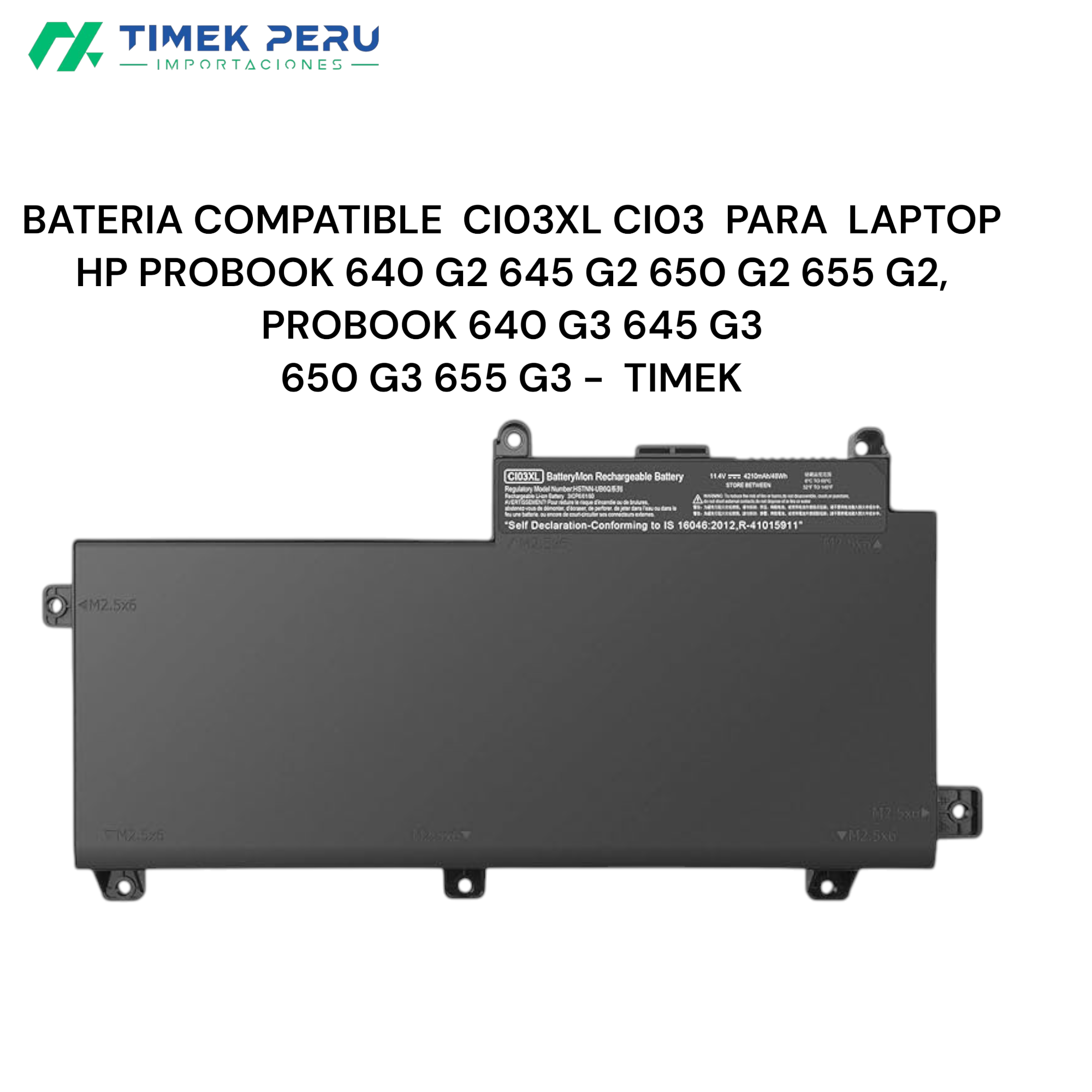 BATERIA HP CI03XL